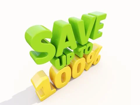 Save up to 100% Stock Illustration