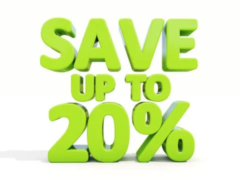 Save up to 20% Stock Illustration