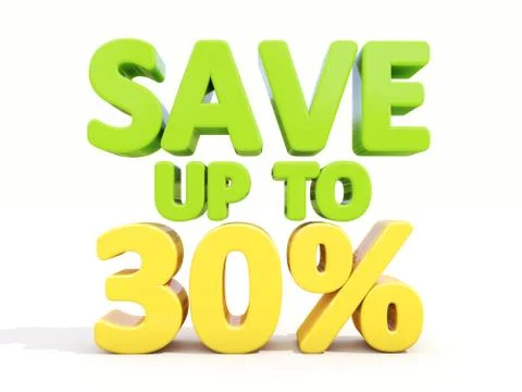 Save up to 30% イラスト素材