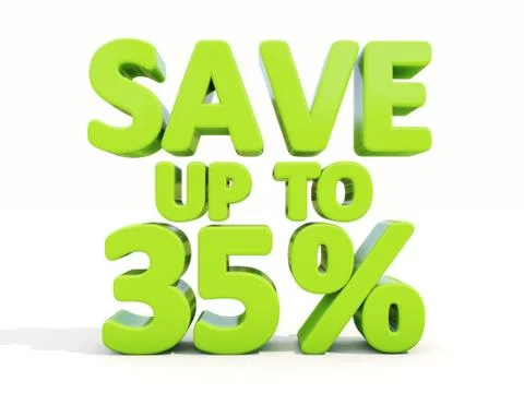 Save up to 35% Stock Illustration