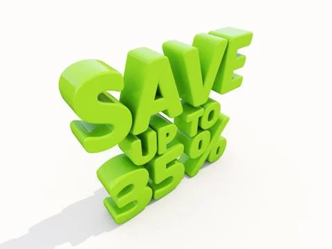 Save up to 35% Stock Illustration