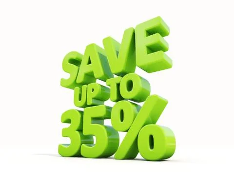 Save up to 35% Stock Illustration