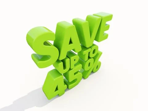 Save up to 45% Stock Illustration