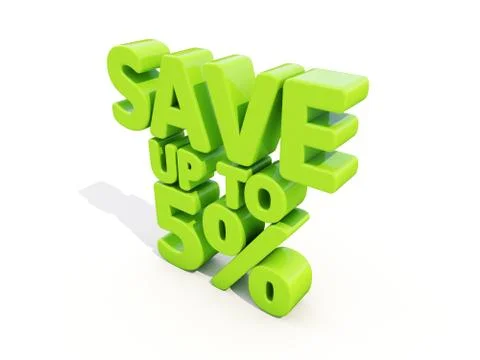 Save up to 5% Stock Illustration