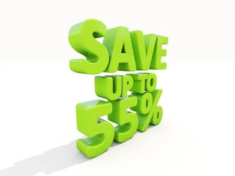 Save up to 55% 스톡 일러스트