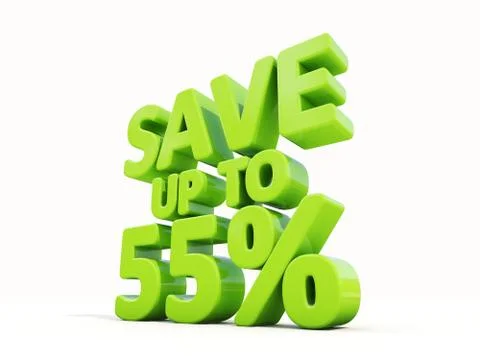 Save up to 55% Stock Illustration