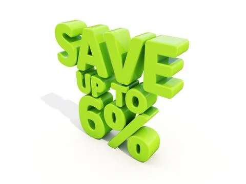Save up to 6% Stock Illustration