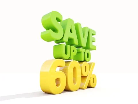Save up to 60% Stock Illustration