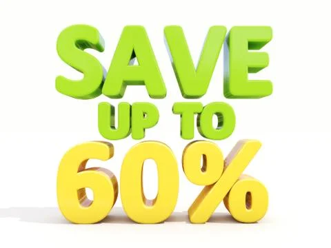 Save up to 60% Stock Illustration