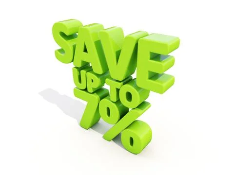 Save up to 7% 스톡 일러스트