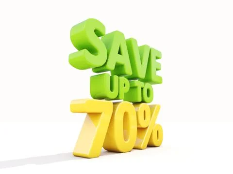 Save up to 70% Stock Illustration