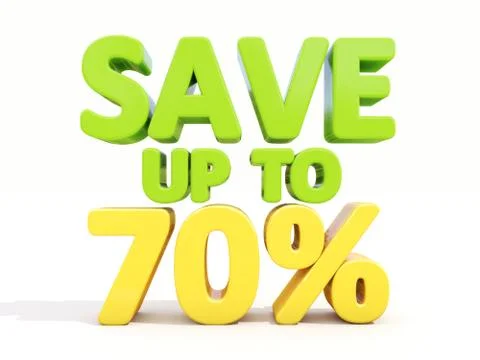 Save up to 70% Stock Illustration