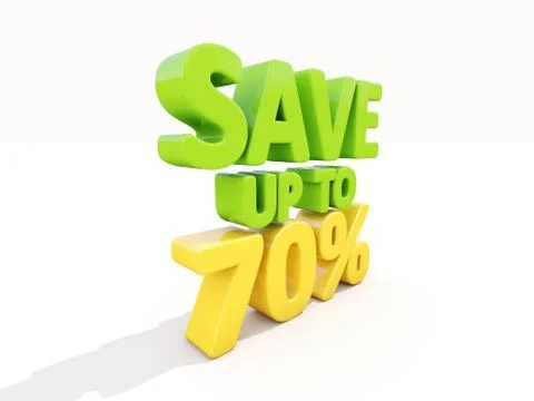 Save up to 70% Stock Illustration