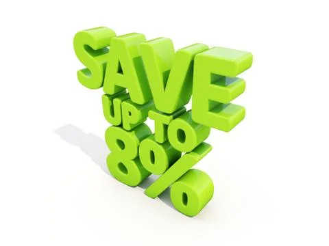 Save up to 8% Stock Illustration
