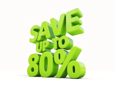 Save up to 80% Stock Illustration