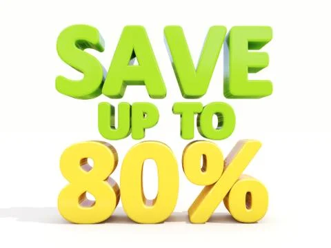 Save up to 80% Stock Illustration