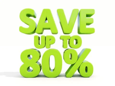 Save up to 80% Stock Illustration
