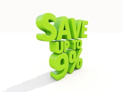 Save up to 9% イラスト素材
