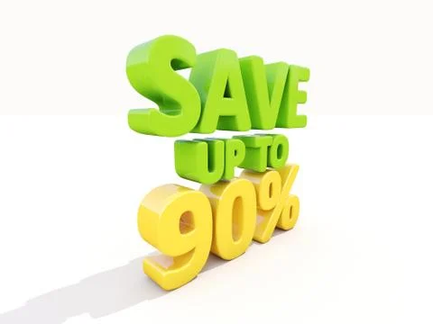 Save up to 90% Stockillustratie