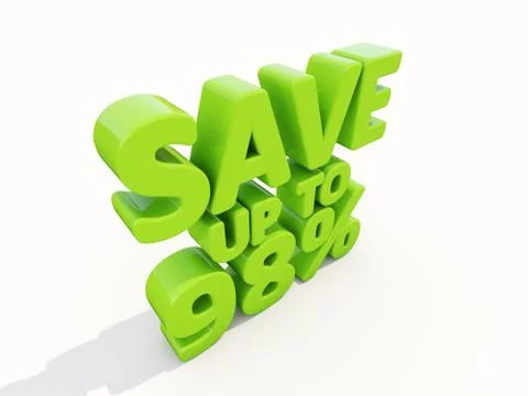Save up to 98% Ilustração Stock