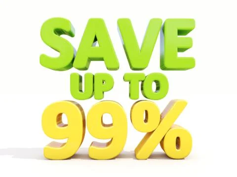 Save up to 99% Stock Illustration