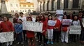 Save Ahoc protest and singing in Brunswick Germany for Jakarta Governor 4k or 4k+ Resolution