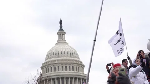 Save America March and Second Amendment Supporter Video stock 146202949