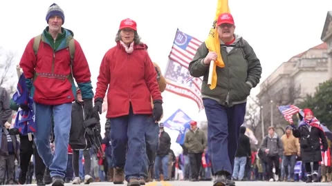 Save America March Stock Footage 146202961