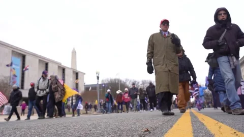 Save America March Stock Footage 146202965