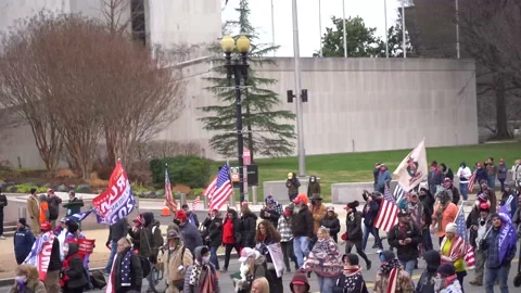 Save America March Stock Footage 146202966