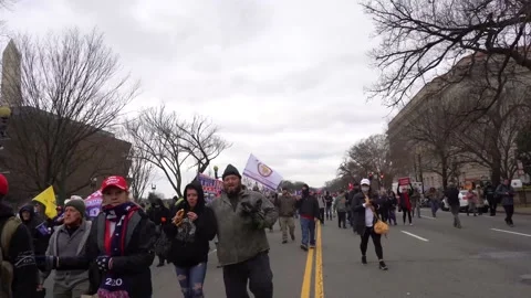 Save America March Stock Footage 146202980