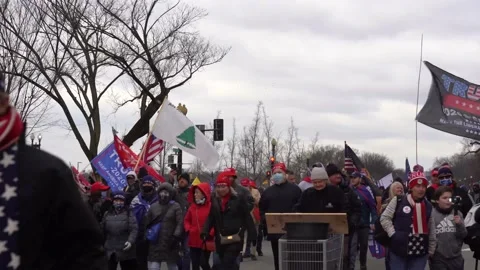 Save America March Stock Footage 146202986