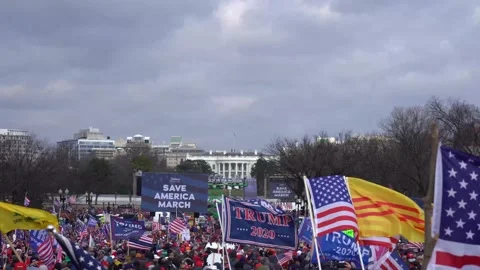 Save America Rally Stock Footage 146202982