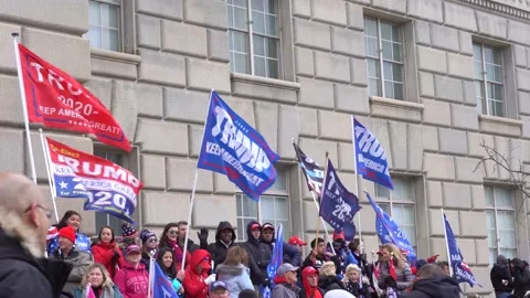 Save America Rally Stock Footage 146202983
