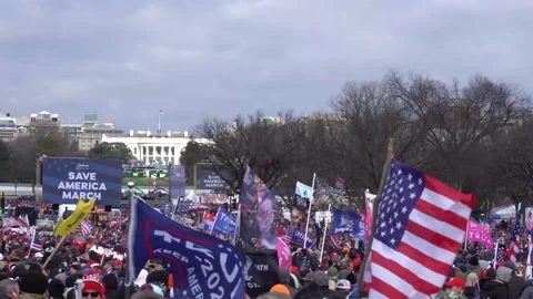Save America Rally Stock Footage 146202985
