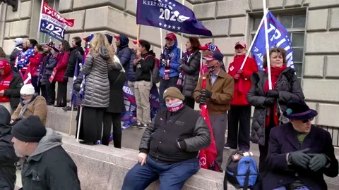 Save America Rally Stock Footage 146204696