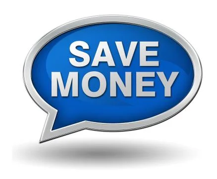 Save badge concept illustration Illustrazione stock