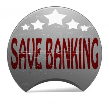 Save banking Stock Illustration