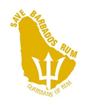 Save Barbados Rum Stock Illustration
