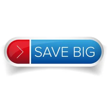 Save Big button vector イラスト素材