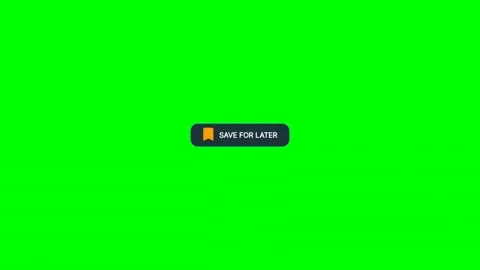 Save bookmark tag icon click animation on green screen Vídeo Stock 344371653