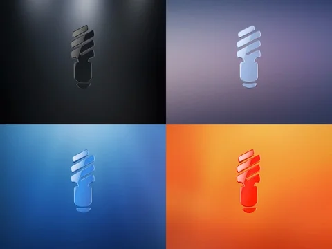 Save Bulb 3d Icon Stock Footage 69806027