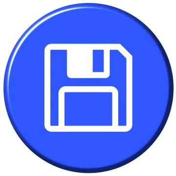 Save Button Stock Illustration