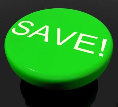 Save button as symbol for discounts or promotion イラスト素材