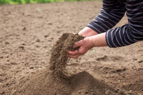 Save the clear soil Stock Photos