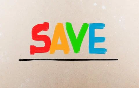 Save concept Stock-Illustration