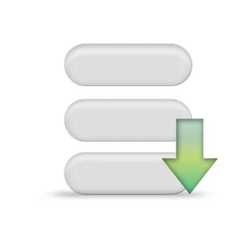 Save to database Illustrazione stock
