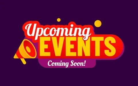 Save the date, coming soon upcoming events badge Stock Illustration