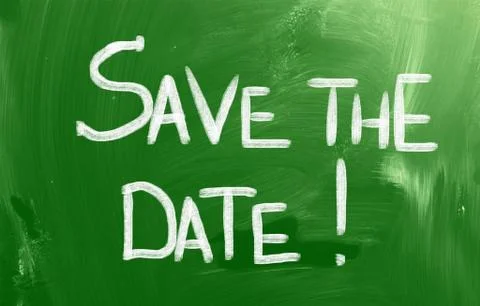 Save the date concept Illustrazione stock