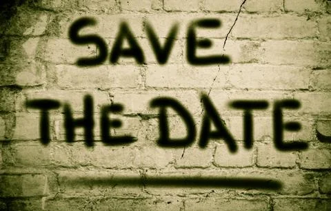 Save The Date Concept Stock Illustration